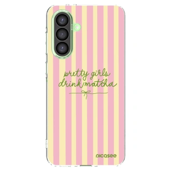 Picasee silikonový průhledný obal pro Samsung Galaxy A26 5G A266B - Pretty matcha