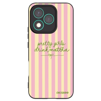 Picasee silikonový černý obal pro Honor 400 Lite 5G - Pretty matcha