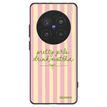 Picasee silikonový černý obal pro Vivo X200 Pro - Pretty matcha
