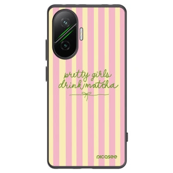 Picasee silikonový černý obal pro Xiaomi Poco F7 5G - Pretty matcha