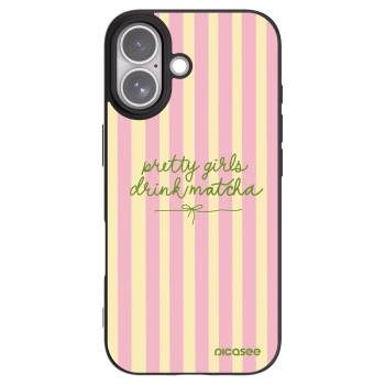 Picasee silikonový černý obal pro Apple iPhone 17 - Pretty matcha