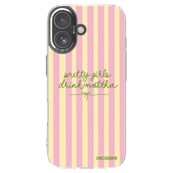 Picasee silikonový průhledný obal pro Apple iPhone 17 - Pretty matcha