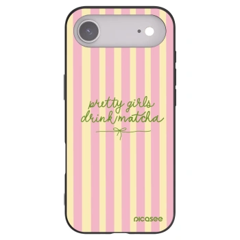 Picasee silikonový černý obal pro Apple iPhone Air - Pretty matcha