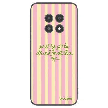 Picasee silikonový černý obal pro Realme 12X - Pretty matcha