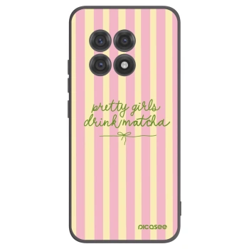 Picasee silikonový černý obal pro OnePlus 13R 5G - Pretty matcha