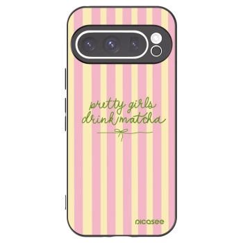 Picasee silikonový černý obal pro Google Pixel 9 Pro XL - Pretty matcha