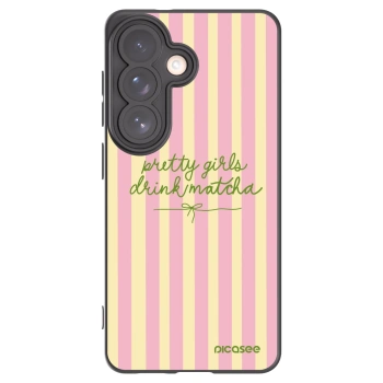 Picasee silikonový černý obal pro Samsung Galaxy S26 - Pretty matcha