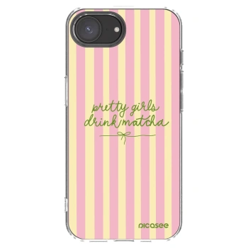 Picasee silikonový průhledný obal pro Apple iPhone 17e - Pretty matcha