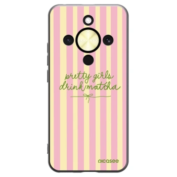 Picasee silikonový černý obal pro Honor Magic8 Lite 5G - Pretty matcha
