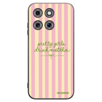 Picasee silikonový černý obal pro Motorola Moto G77 - Pretty matcha