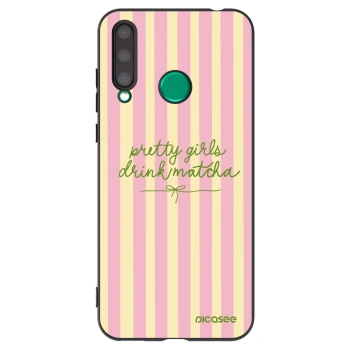 Picasee silikonový černý obal pro Honor 20 Lite - Pretty matcha