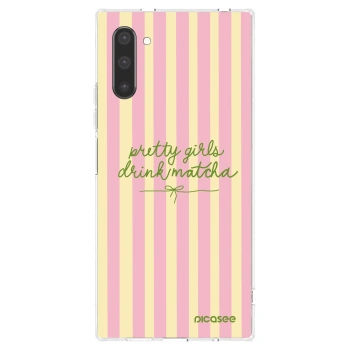 Picasee silikonový průhledný obal pro Samsung Galaxy Note 10 N970F - Pretty matcha