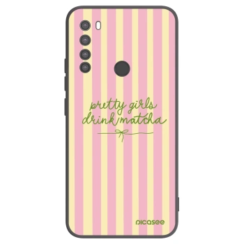 Picasee silikonový černý obal pro Xiaomi Redmi Note 8 - Pretty matcha