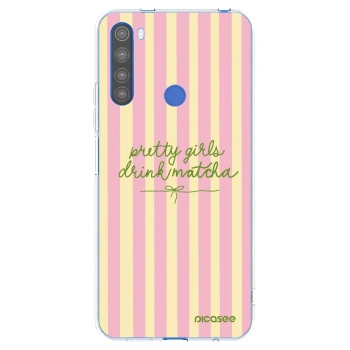 Picasee silikonový průhledný obal pro Xiaomi Redmi Note 8T - Pretty matcha
