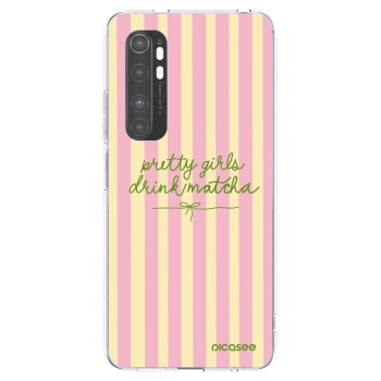 Picasee silikonový průhledný obal pro Xiaomi Mi Note 10 Lite - Pretty matcha