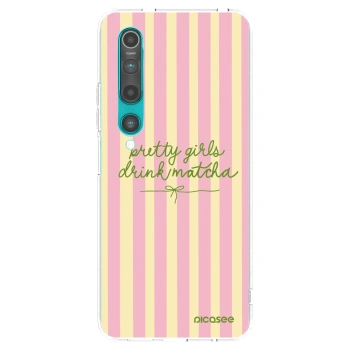 Picasee silikonový průhledný obal pro Xiaomi Mi 10 - Pretty matcha