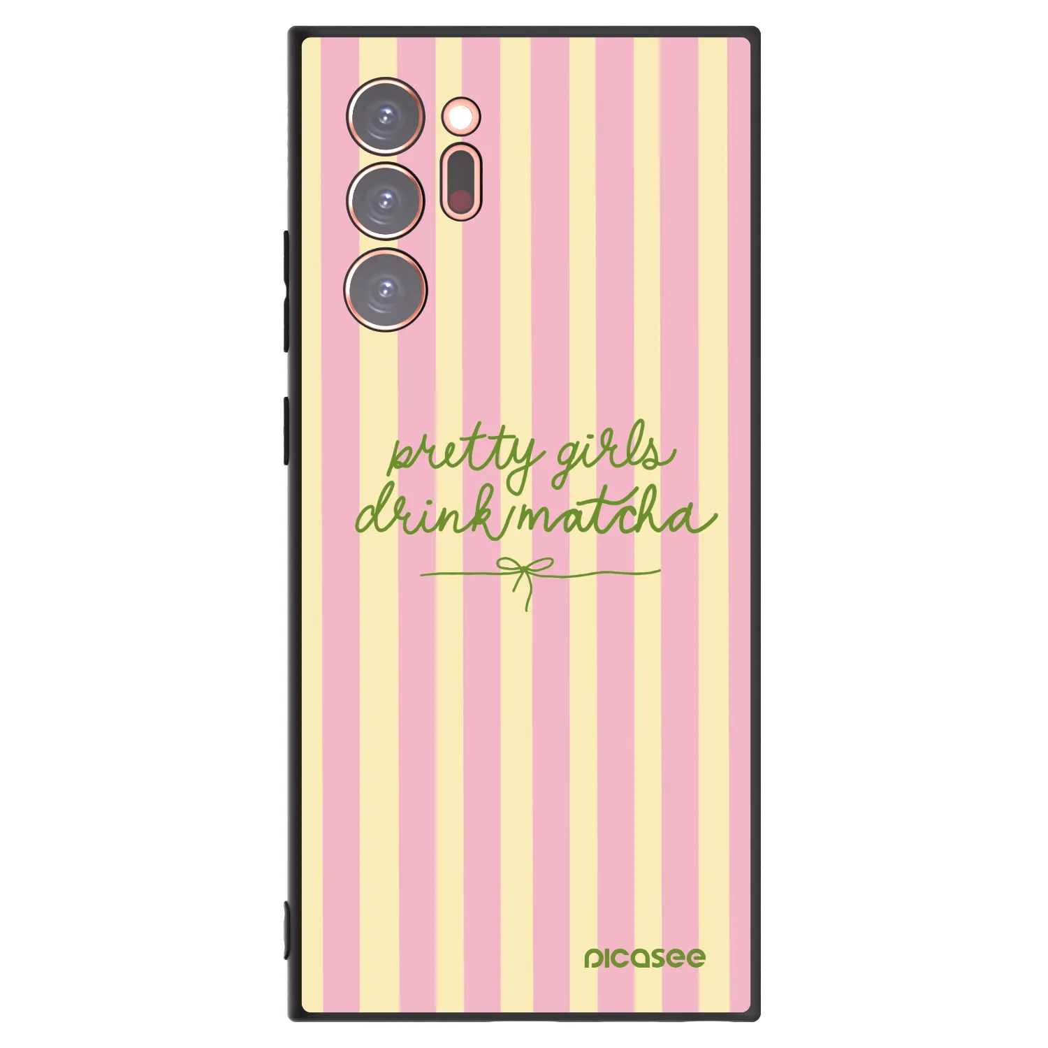Picasee silikonový černý obal pro Samsung Galaxy Note 20 Ultra - Pretty matcha