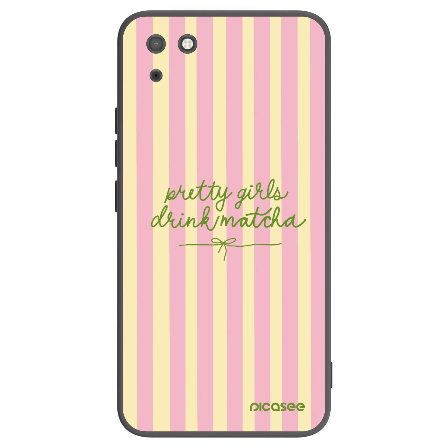 Picasee silikonový černý obal pro Huawei Y5P - Pretty matcha