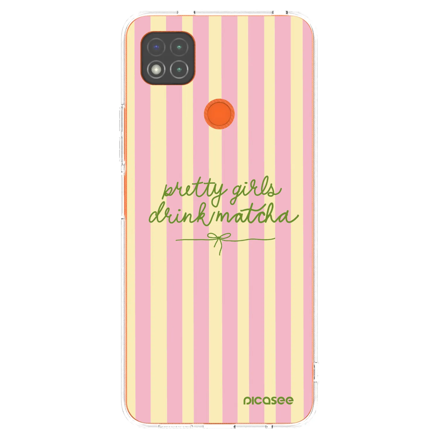 Picasee silikonový průhledný obal pro Xiaomi Redmi 9C - Pretty matcha