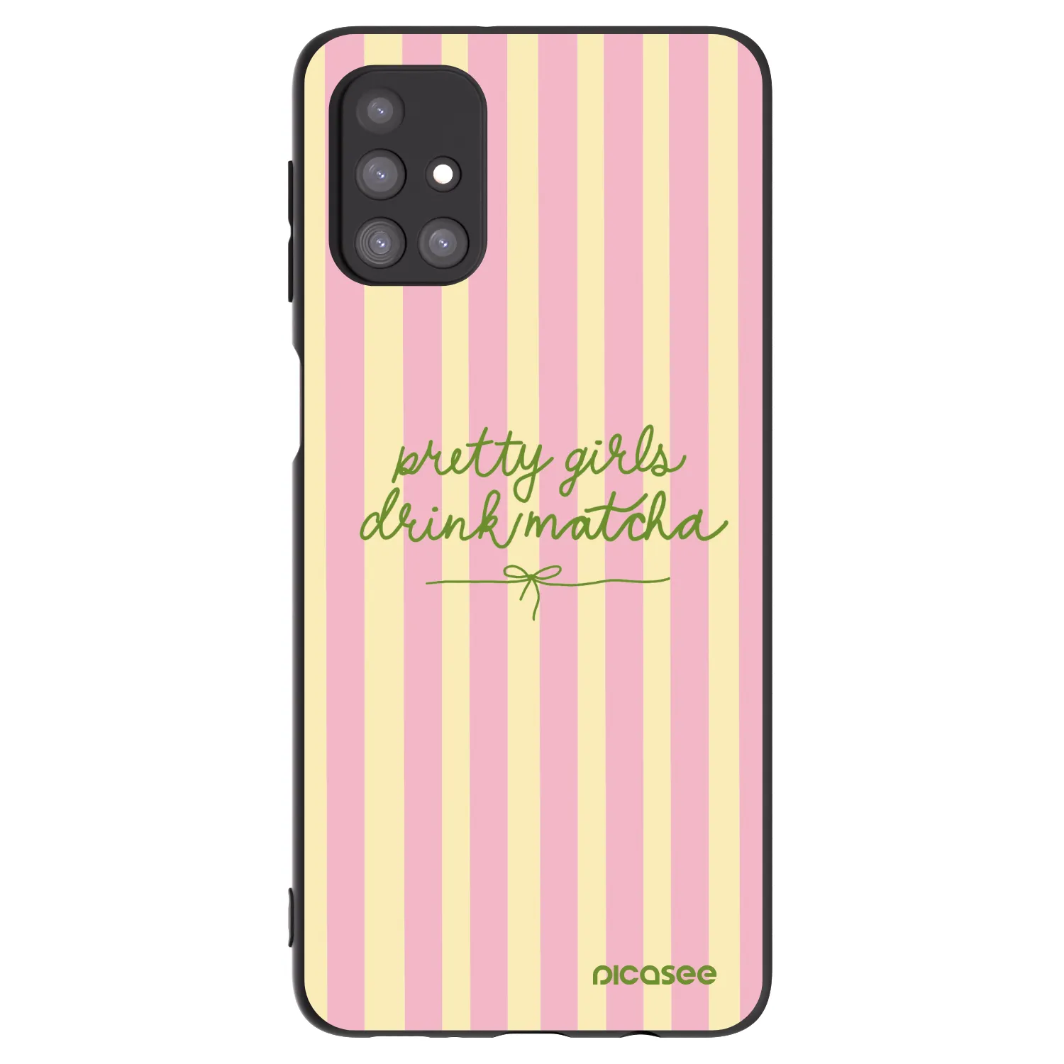 Picasee silikonový černý obal pro Samsung Galaxy M31s - Pretty matcha