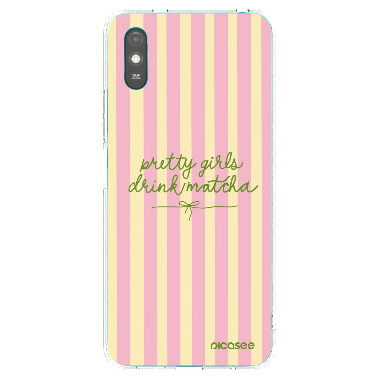 Picasee silikonový průhledný obal pro Xiaomi Redmi 9A - Pretty matcha