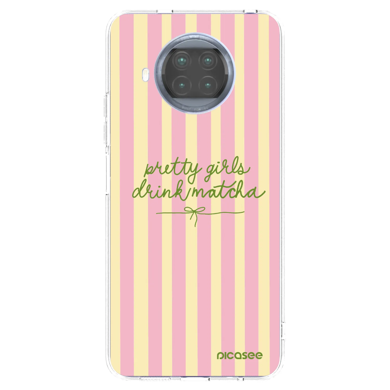Picasee silikonový průhledný obal pro Xiaomi Mi 10T Lite - Pretty matcha