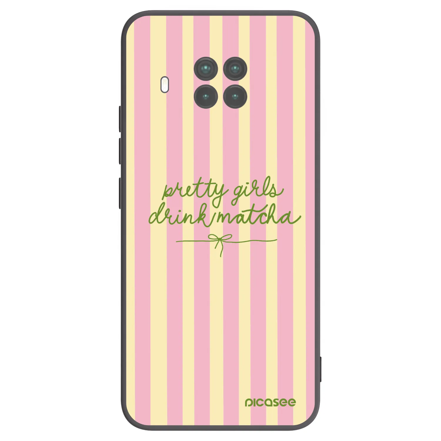 Picasee silikonový černý obal pro Xiaomi Mi 10T Lite - Pretty matcha