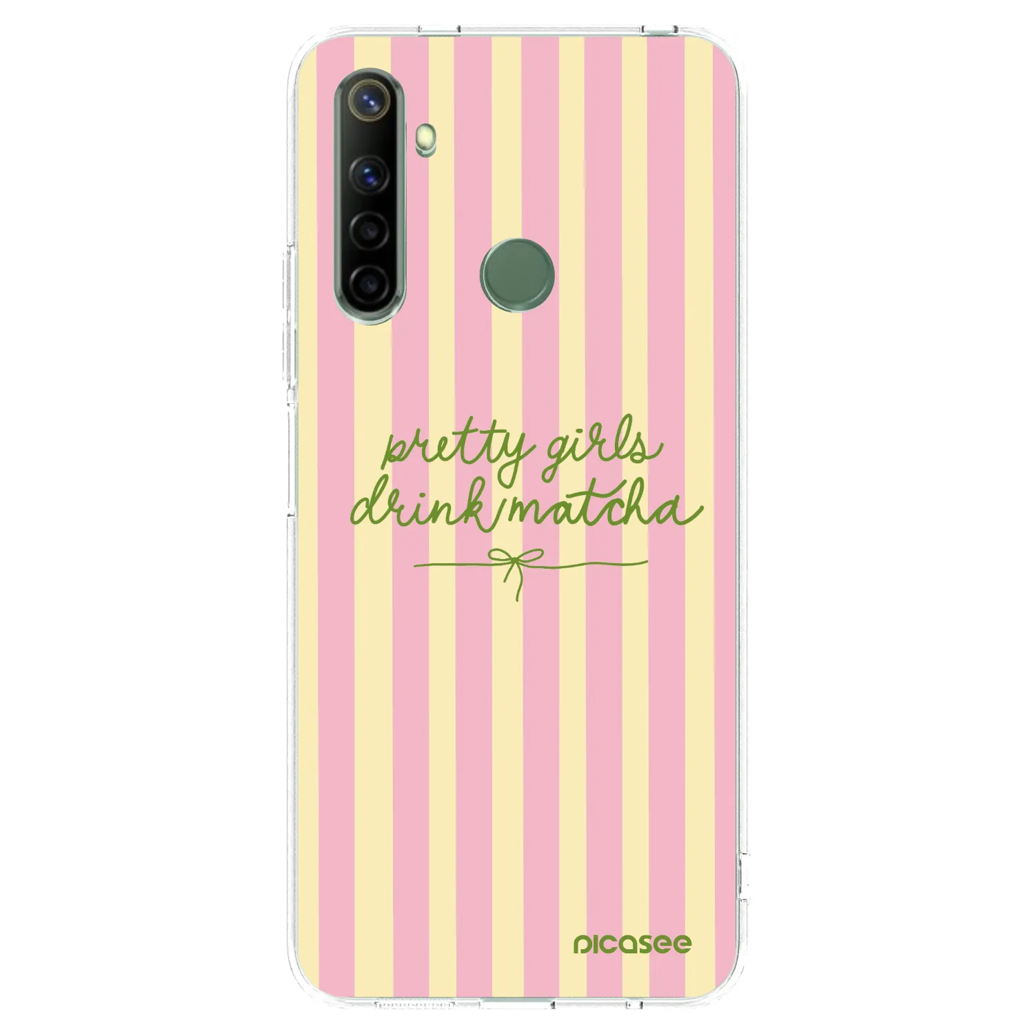 Picasee silikonový průhledný obal pro Realme 6i - Pretty matcha