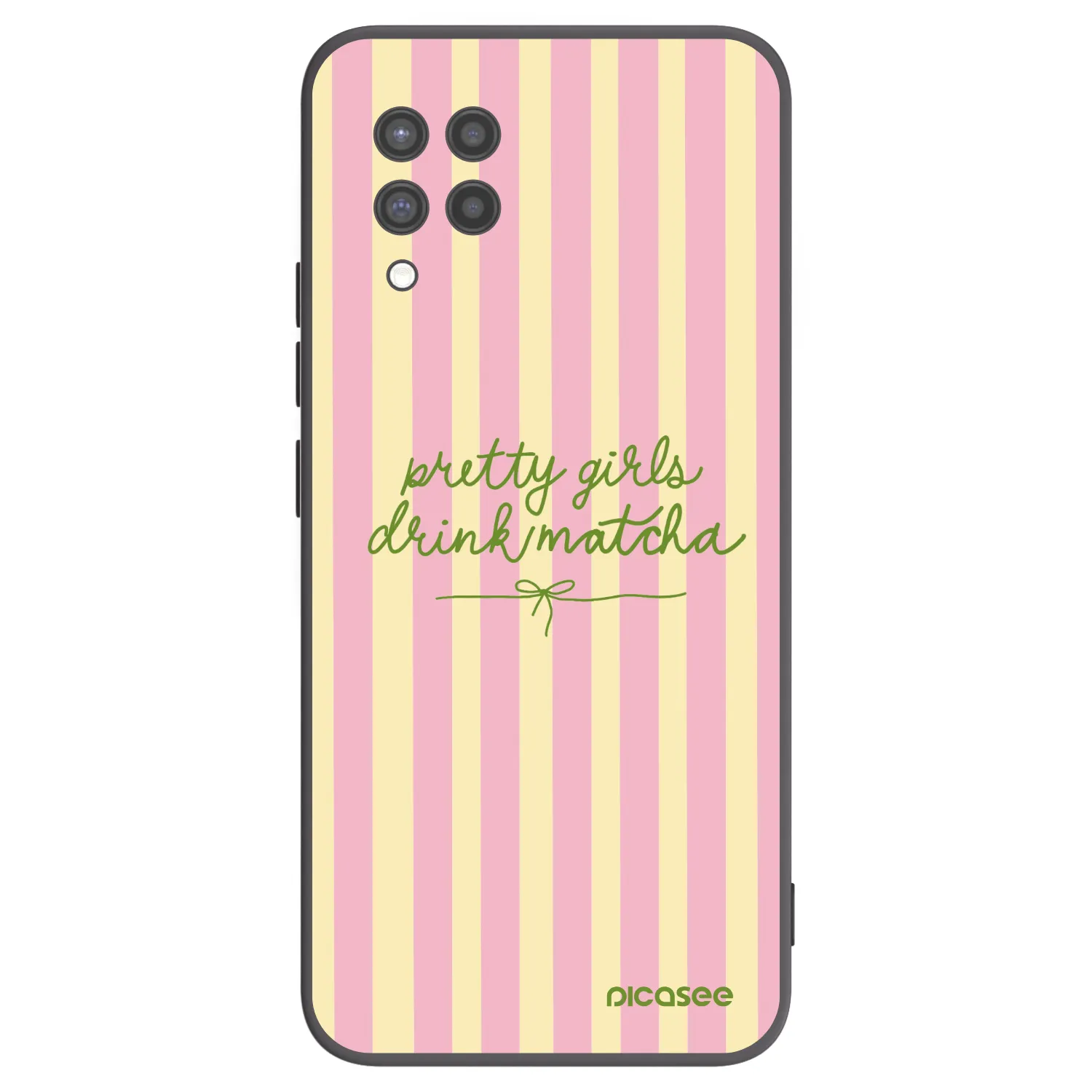 Picasee silikonový černý obal pro Samsung Galaxy A42 A426B - Pretty matcha