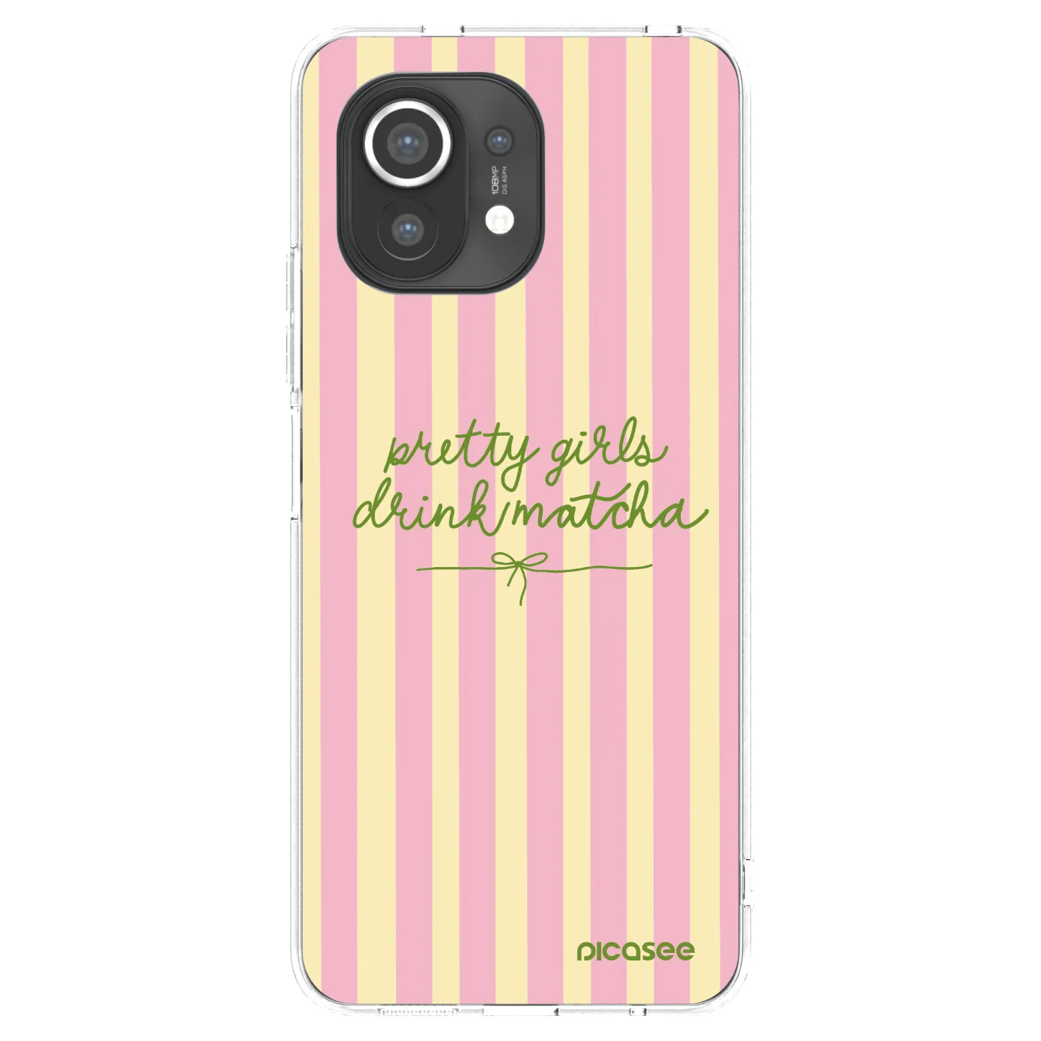 Picasee silikonový průhledný obal pro Xiaomi Mi 11 - Pretty matcha