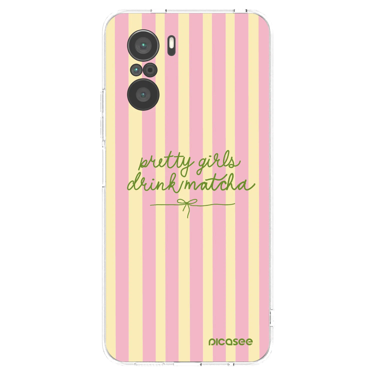 Picasee silikonový průhledný obal pro Xiaomi Poco F3 - Pretty matcha