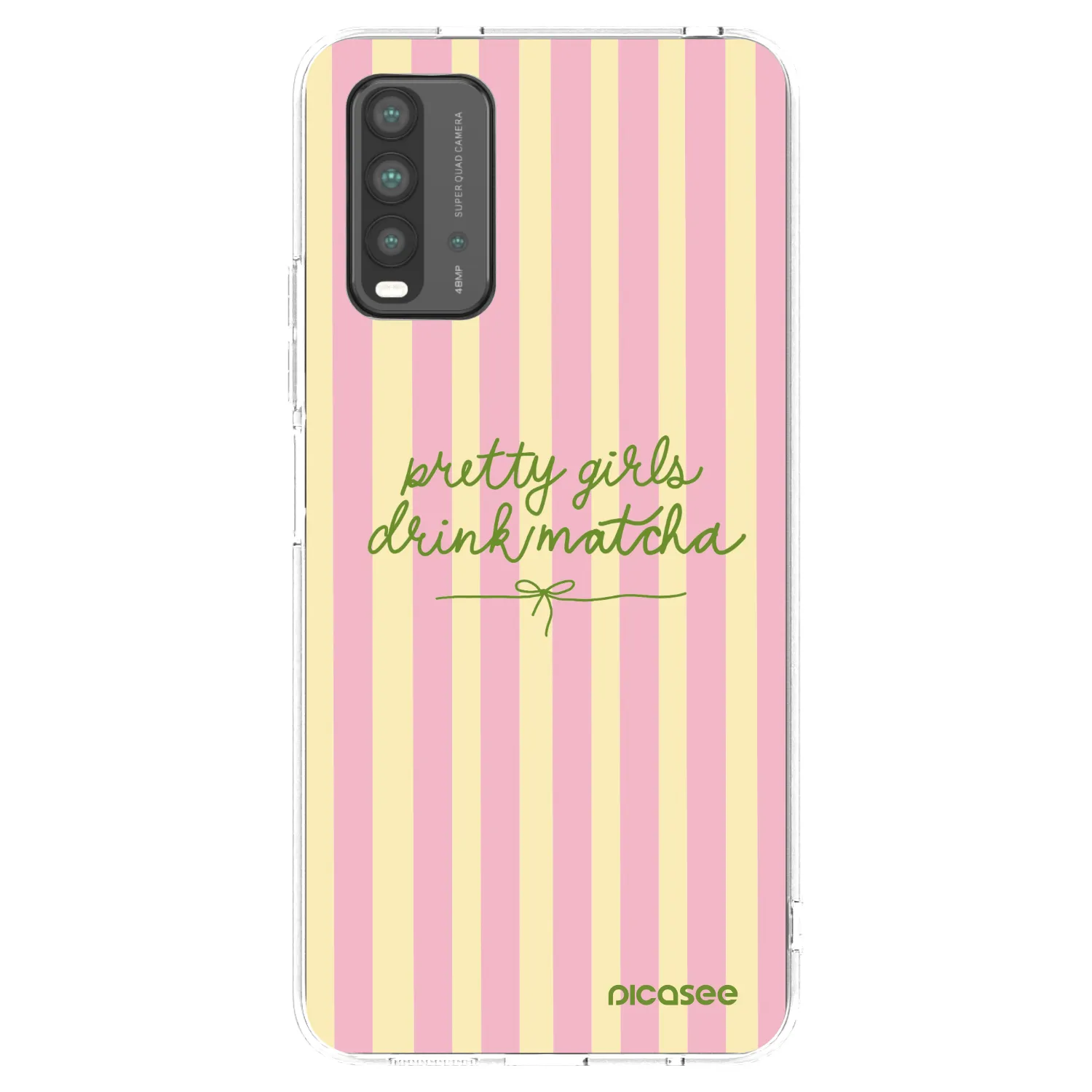 Picasee silikonový černý obal pro Xiaomi Redmi 9T - Pretty matcha