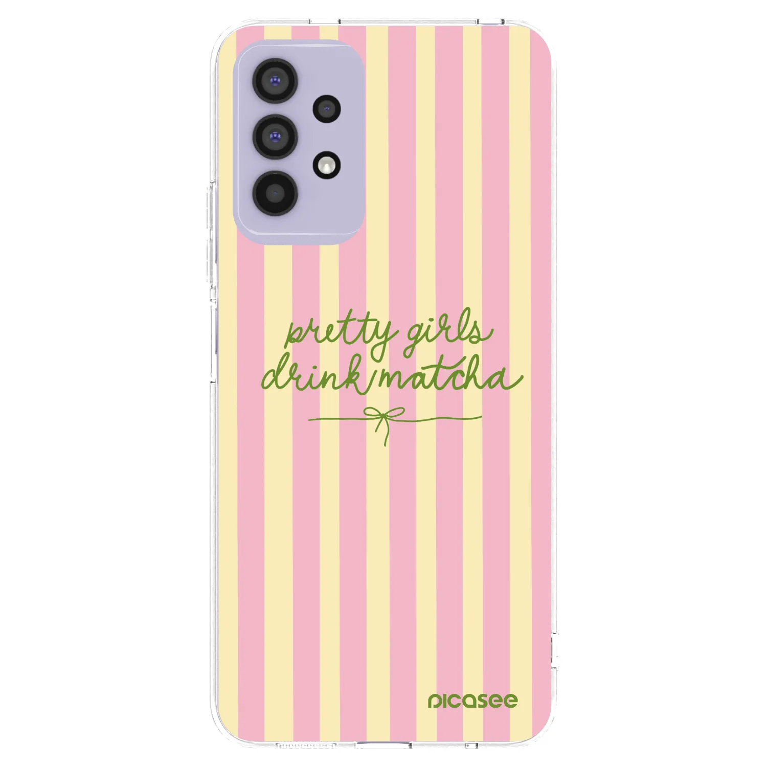 Picasee silikonový průhledný obal pro Samsung Galaxy A32 4G SM-A325F - Pretty matcha