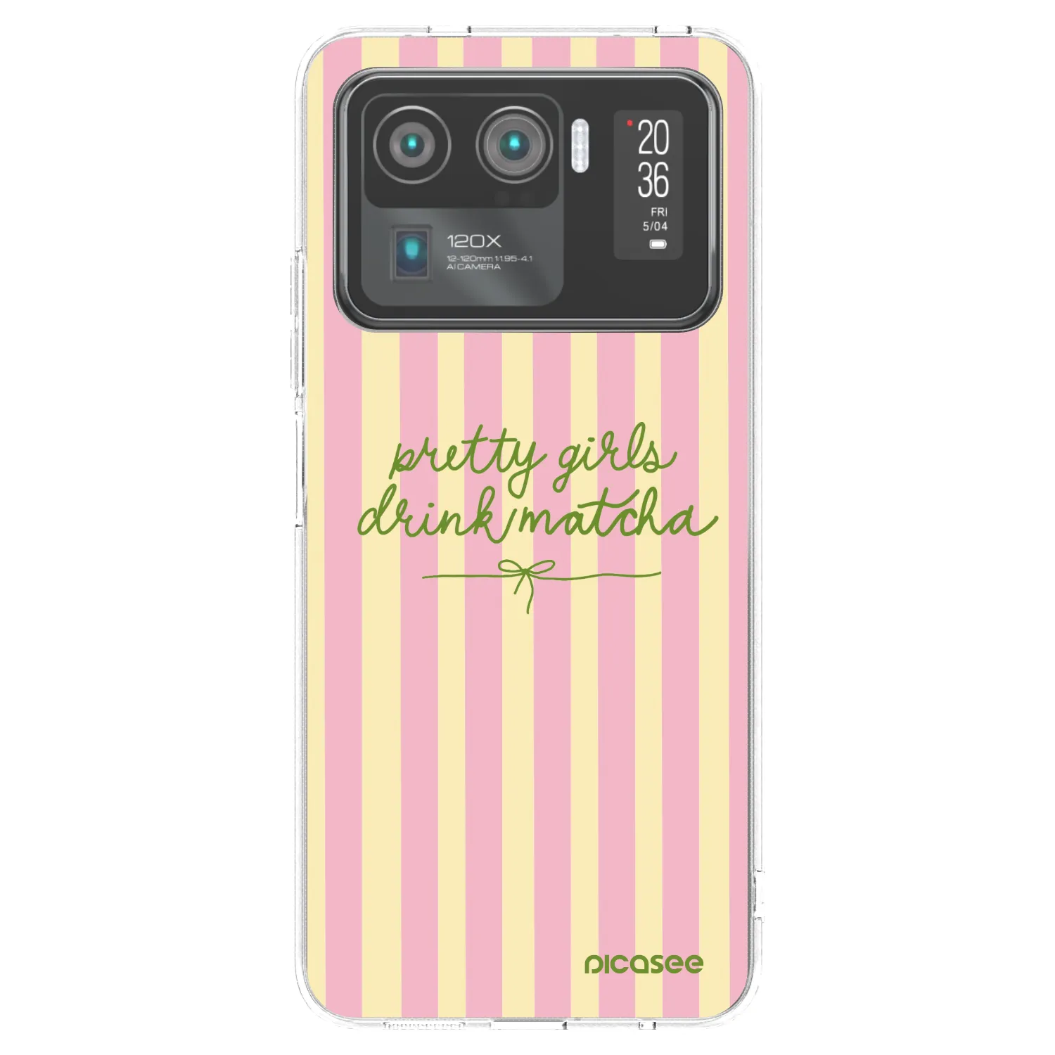 Picasee silikonový průhledný obal pro Xiaomi Mi 11 Ultra - Pretty matcha