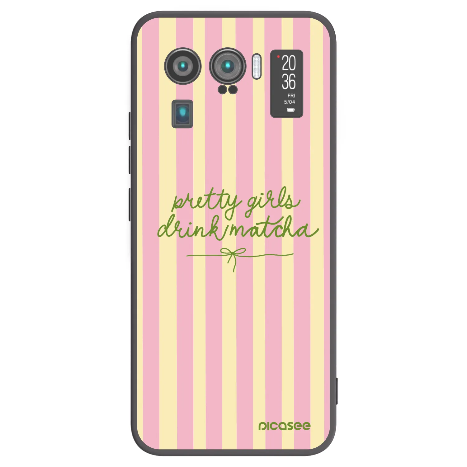 Picasee silikonový černý obal pro Xiaomi Mi 11 Ultra - Pretty matcha