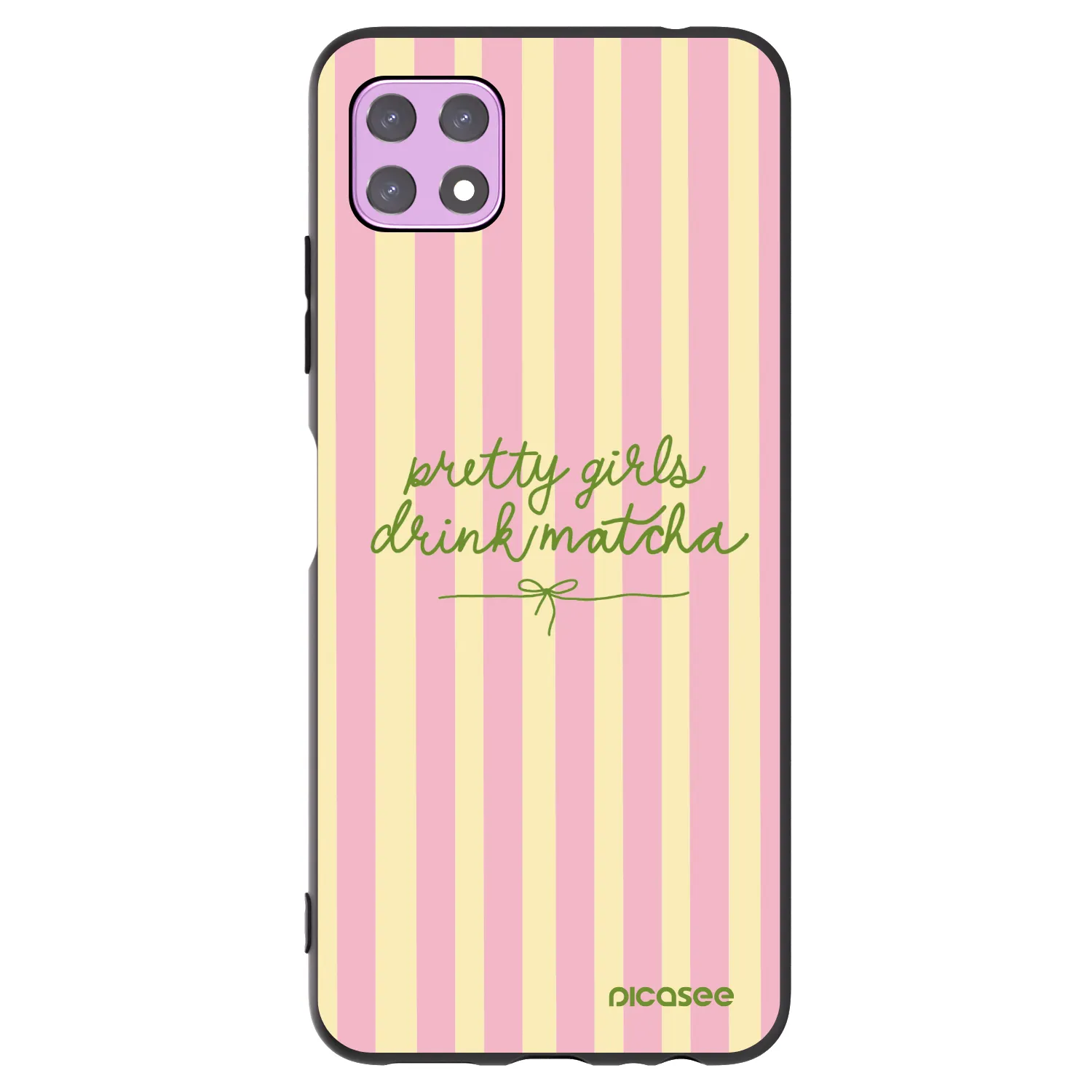 Picasee silikonový černý obal pro Samsung Galaxy A22 A226B 5G - Pretty matcha