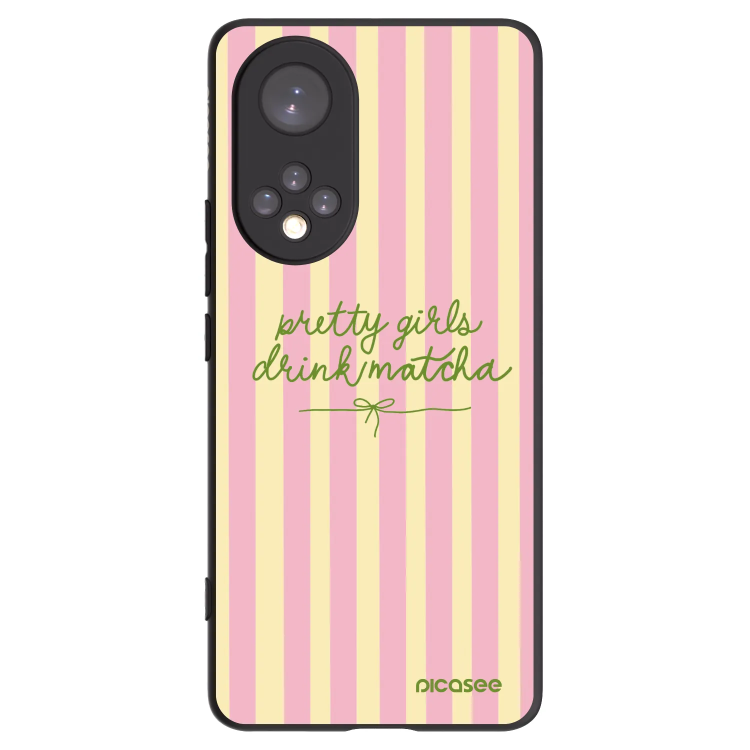 Picasee silikonový černý obal pro Honor 50 5G - Pretty matcha