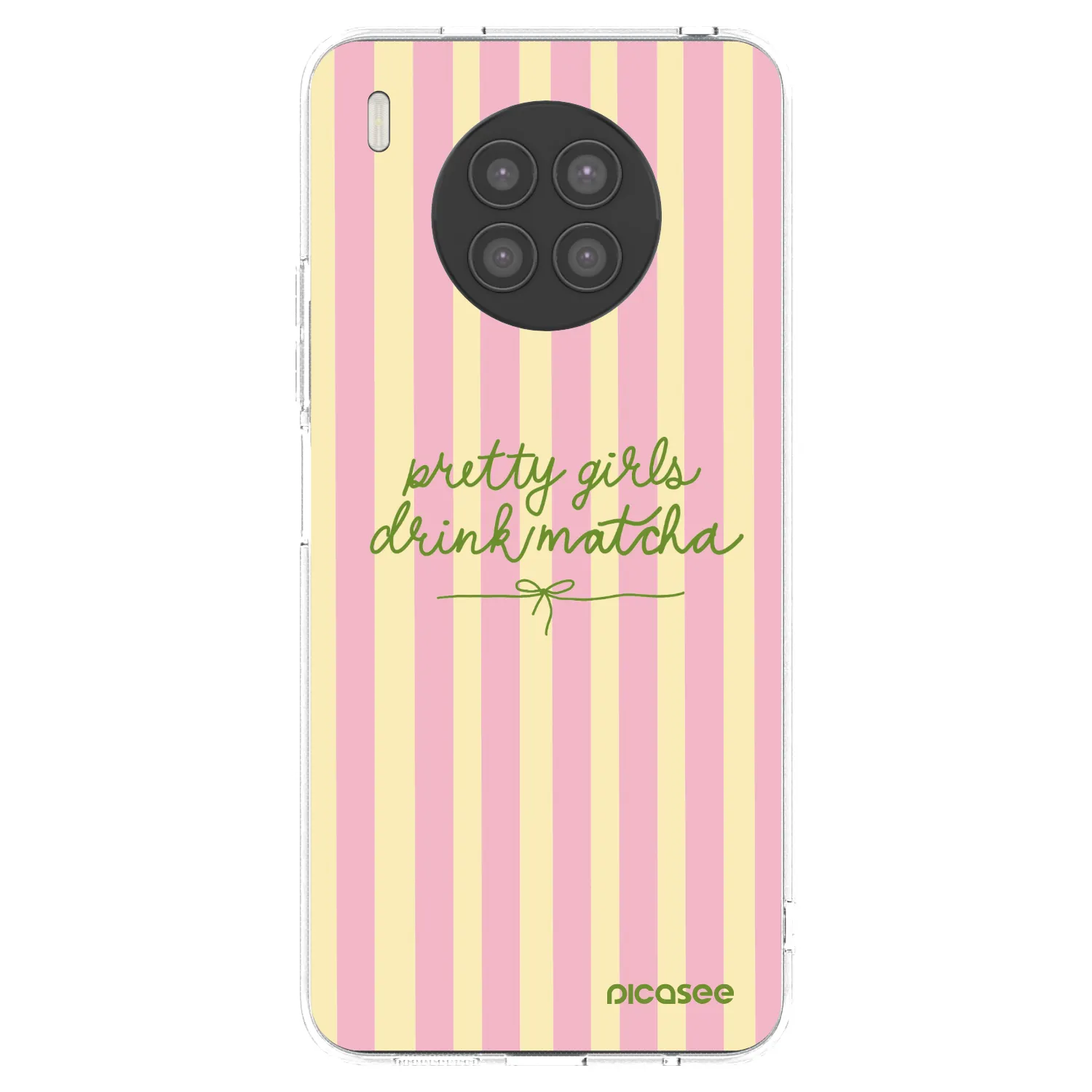 Picasee silikonový průhledný obal pro Huawei Nova 8i - Pretty matcha