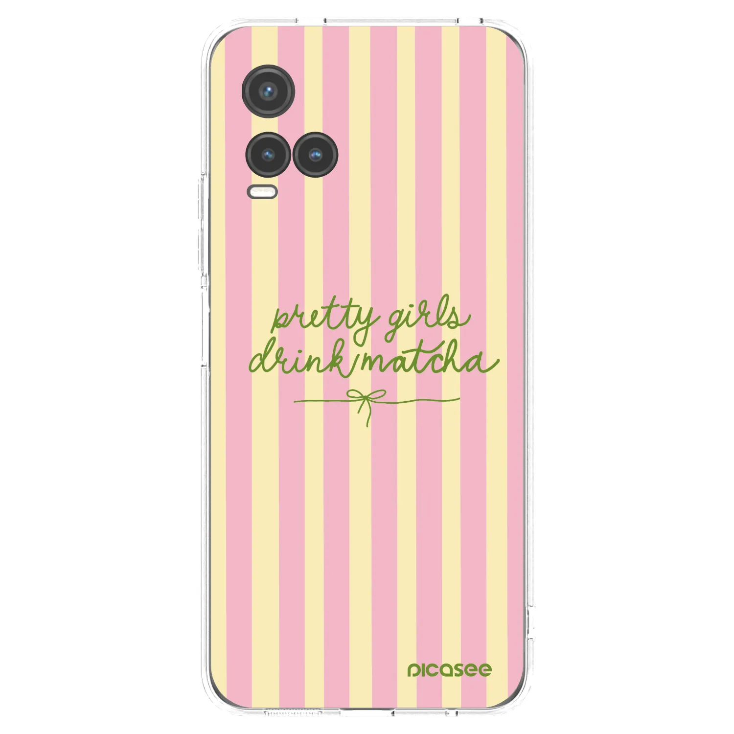 Picasee silikonový průhledný obal pro Vivo Y33s - Pretty matcha