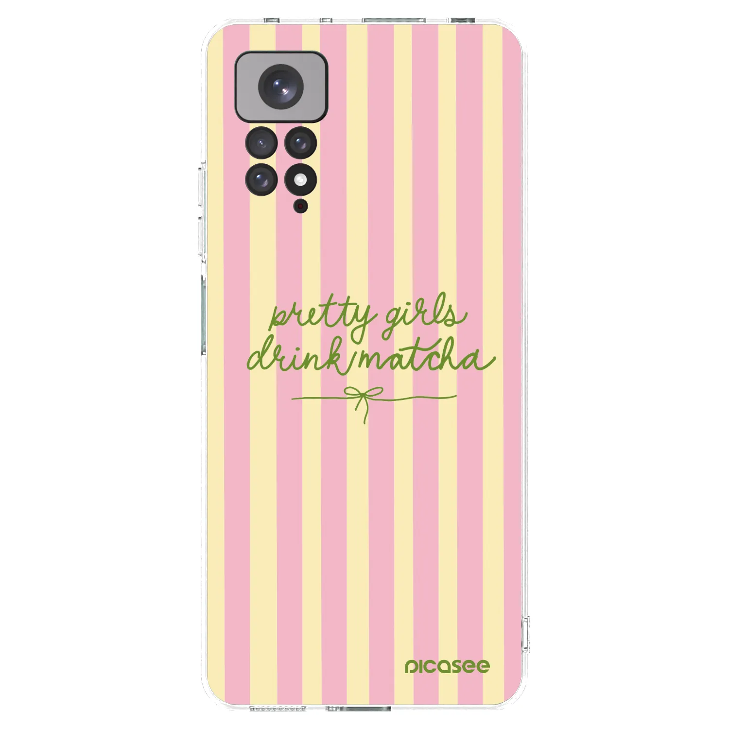 Picasee silikonový průhledný obal pro Xiaomi Redmi Note 11S 4G - Pretty matcha