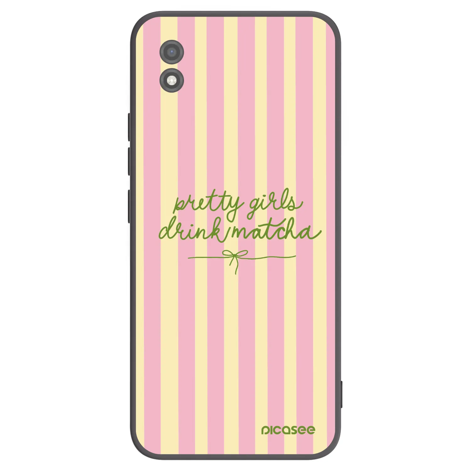 Picasee silikonový černý obal pro Realme C11 (2021) - Pretty matcha