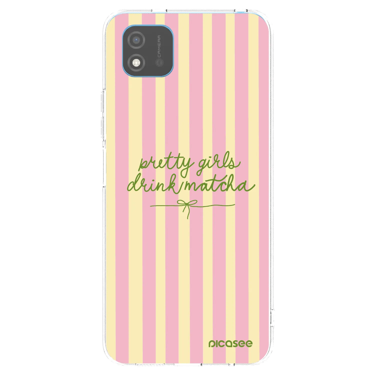 Picasee silikonový průhledný obal pro Realme C11 (2021) - Pretty matcha