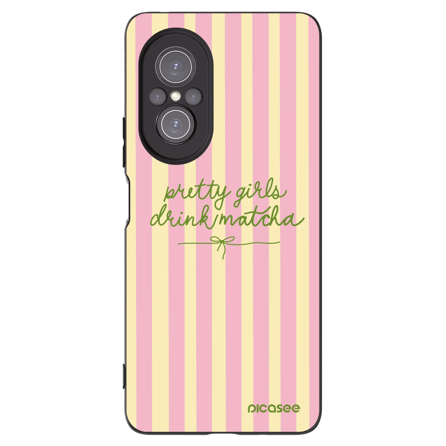 Picasee silikonový černý obal pro Huawei Nova 9 SE - Pretty matcha