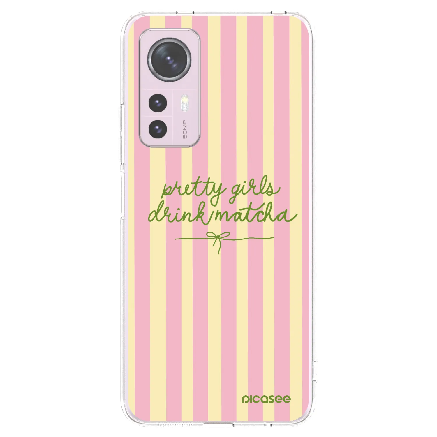 Picasee silikonový průhledný obal pro Xiaomi 12 - Pretty matcha