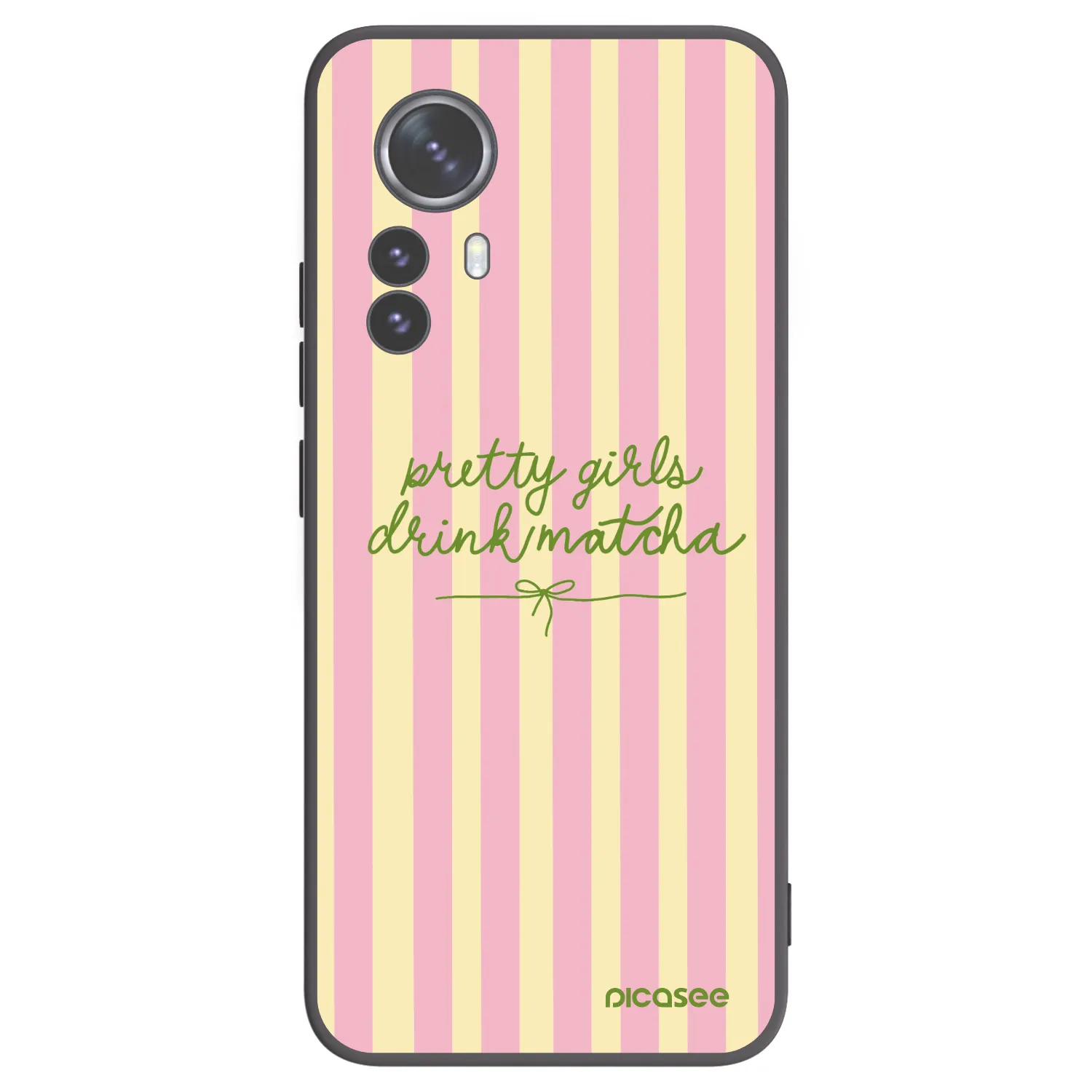 Picasee silikonový černý obal pro Xiaomi 12 Pro - Pretty matcha