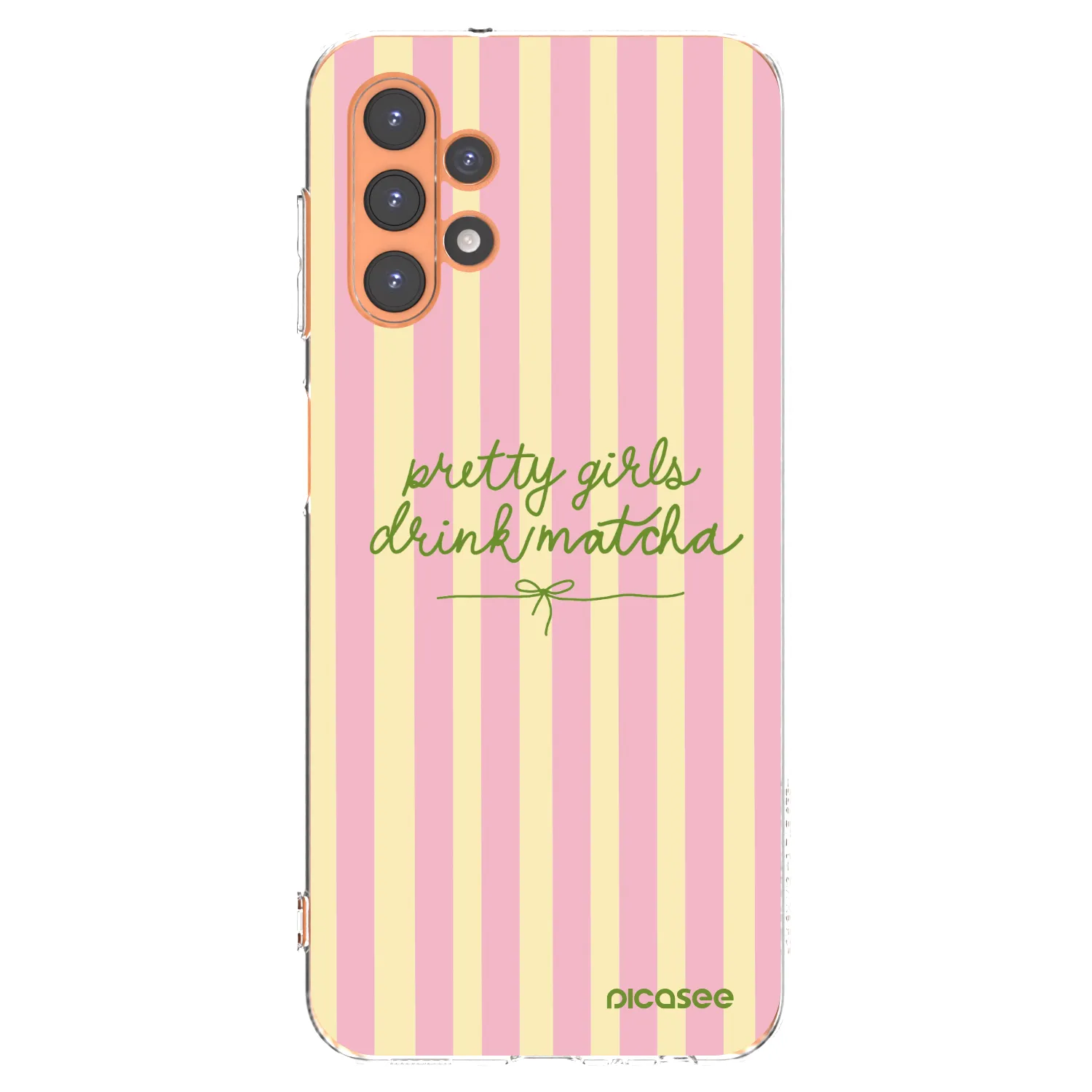 Picasee silikonový průhledný obal pro Samsung Galaxy A13 4G A135 - Pretty matcha