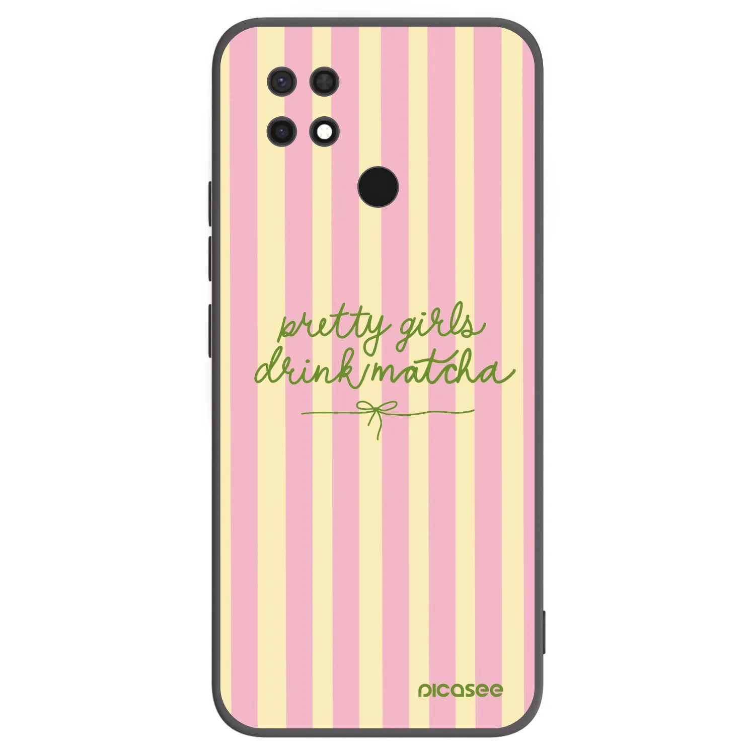 Picasee silikonový černý obal pro Xiaomi Redmi 10C - Pretty matcha