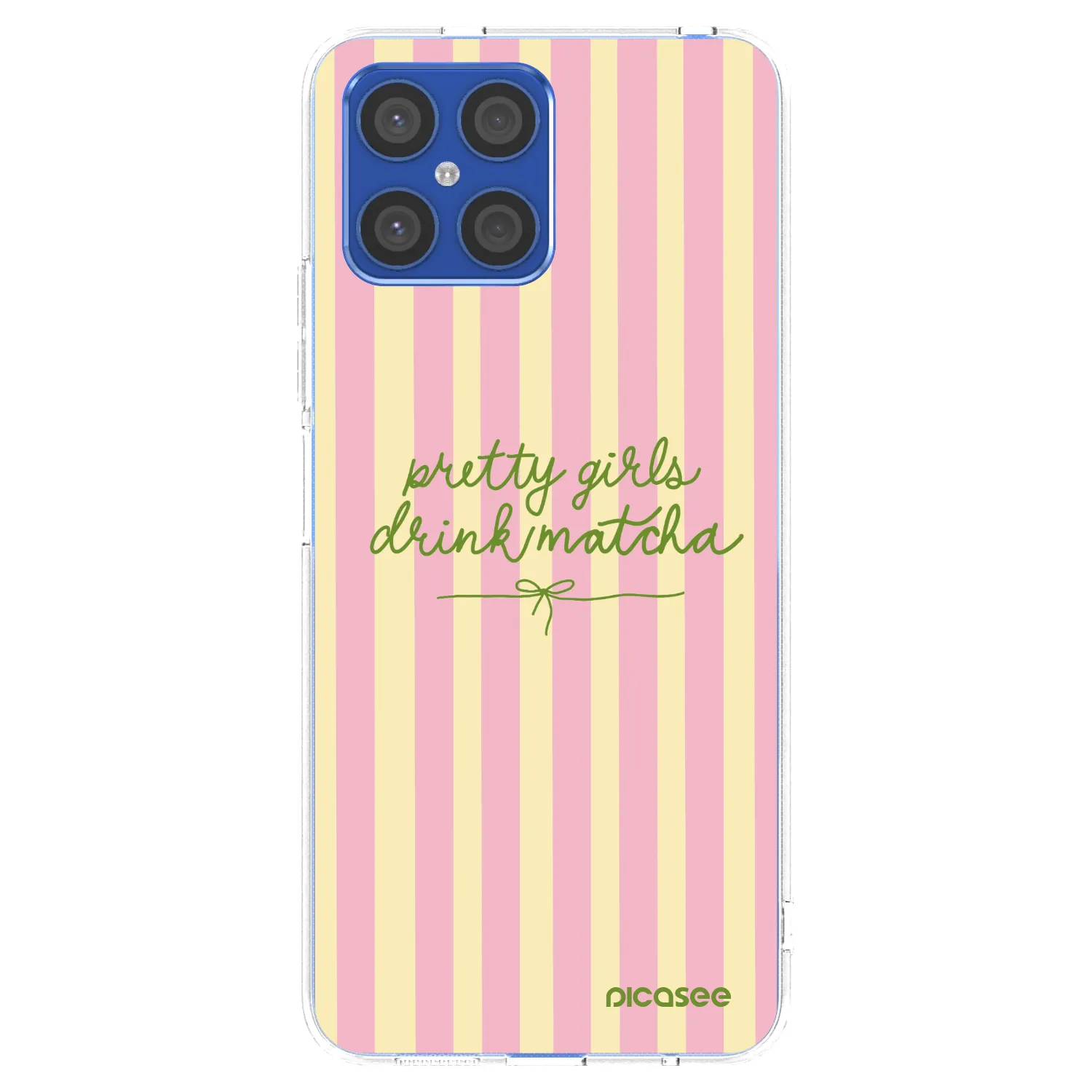 Picasee silikonový průhledný obal pro Honor X8 4G - Pretty matcha