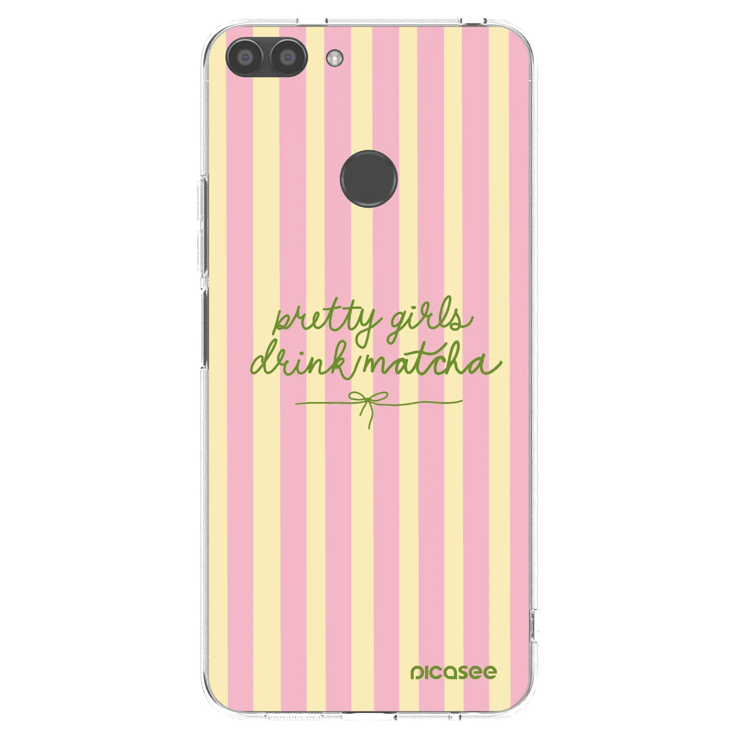 Picasee silikonový průhledný obal pro Huawei P Smart - Pretty matcha
