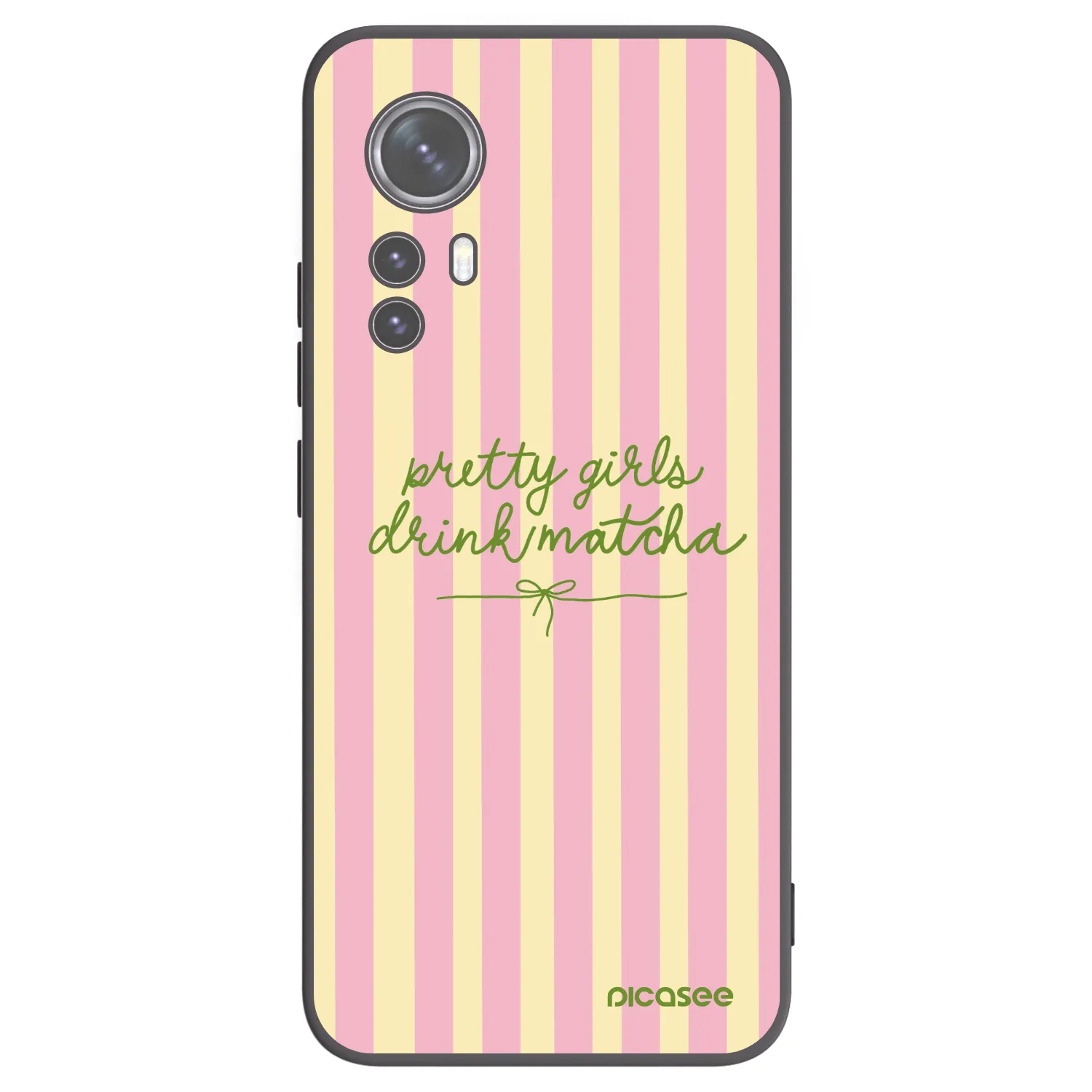 Picasee silikonový černý obal pro Xiaomi 12X - Pretty matcha